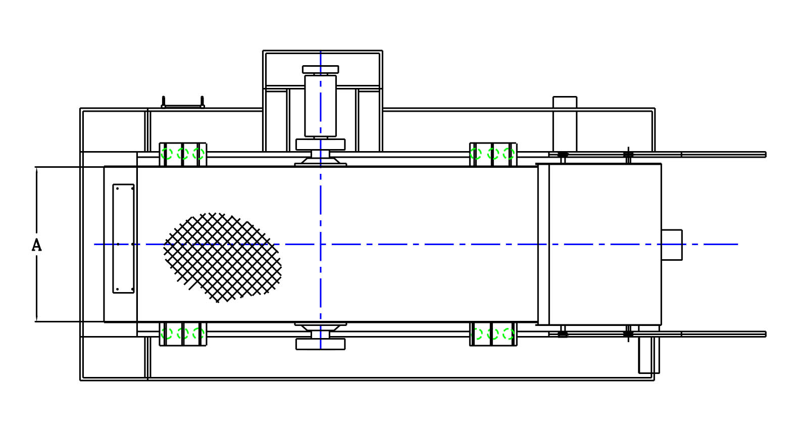 titreşimli elekler teknik çizim